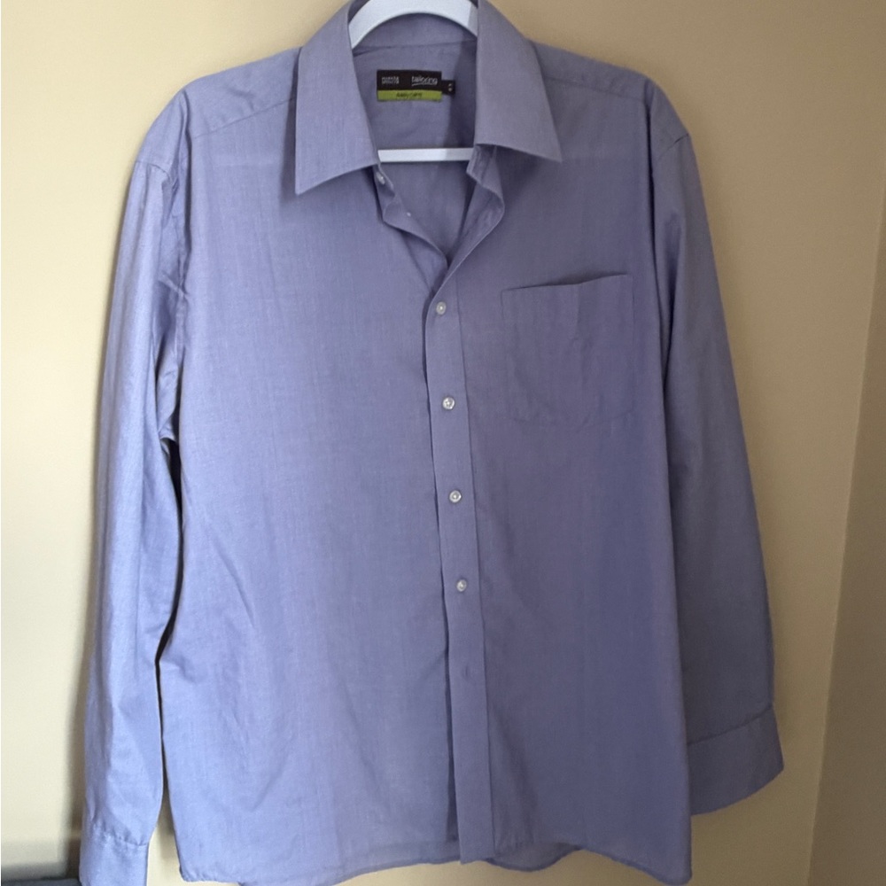 M&S Lavender Dress Shirt Mens collar‎ 16”( fits like L)